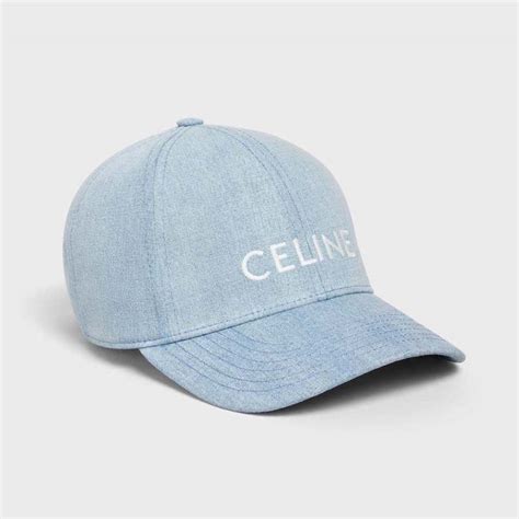 celine denim baseball cap